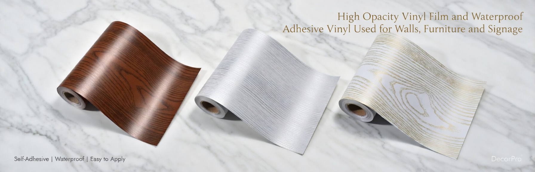 High Opacity Vinyl Film for Interior Wall Covering